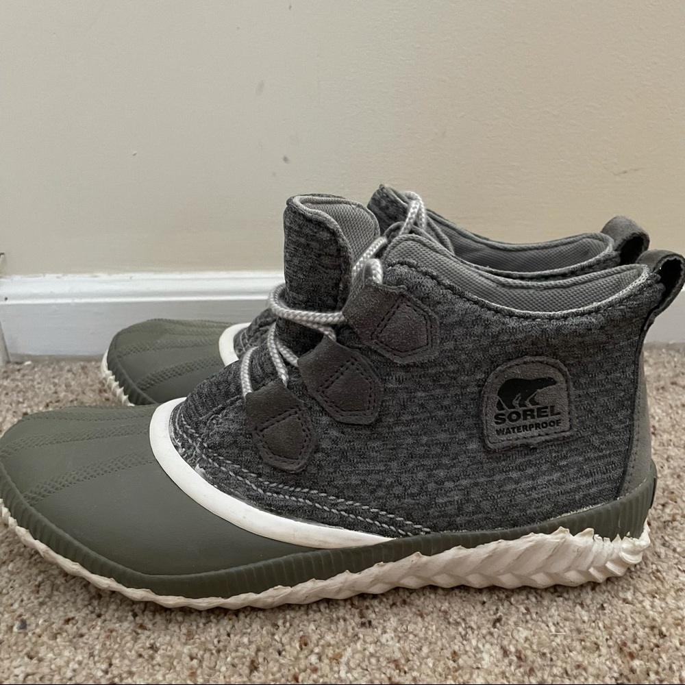 Sorel Out N About Waterproof Boots - Gray, Size 9M